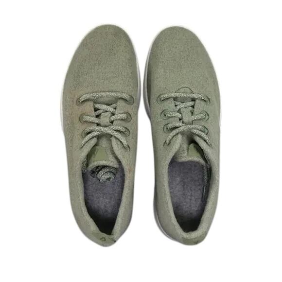 Allbirds Shoes Mens 9 Sneaker Lifestyle Wool Runner Trainer Green Casual Comfort - Picture 10 of 15